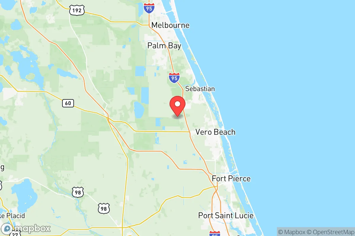 Map centered at 27.6965, -80.5741