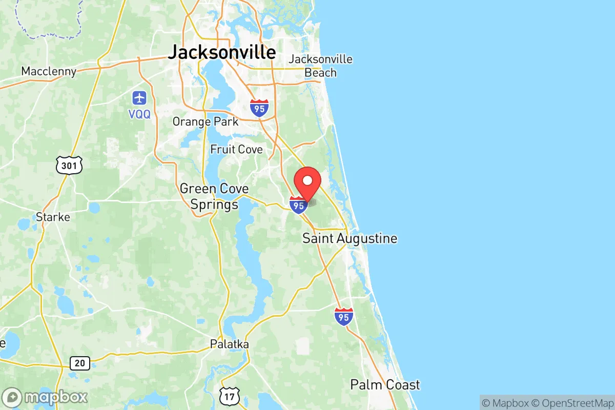 Map centered at 29.9719, -81.4279