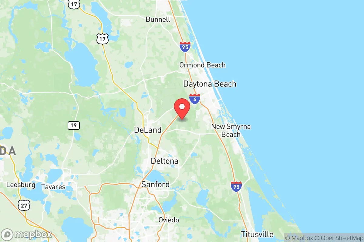 Map centered at 29.0633, -81.1482