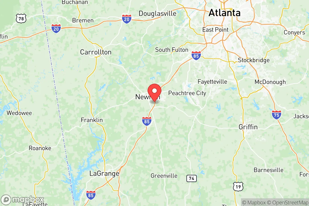 Map centered at 33.3533, -84.7633