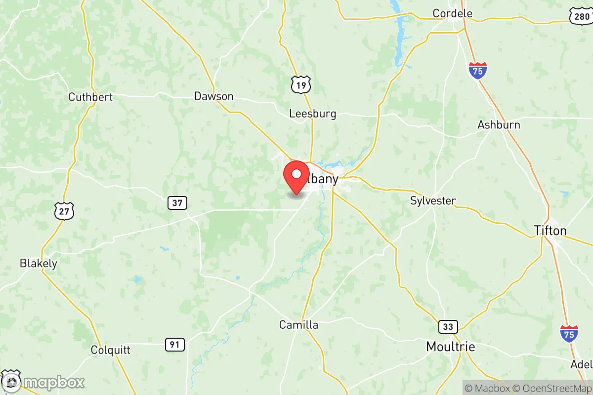 Map centered at 31.5334, -84.2163