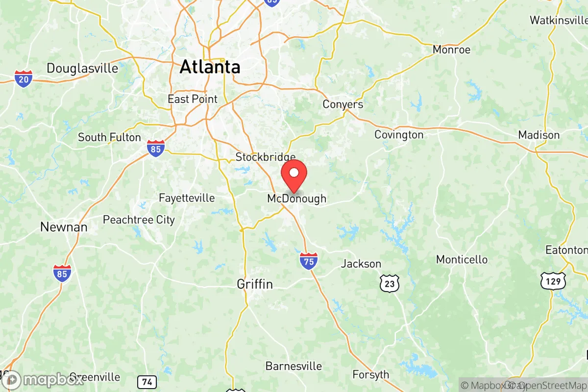 Map centered at 33.4530, -84.1542