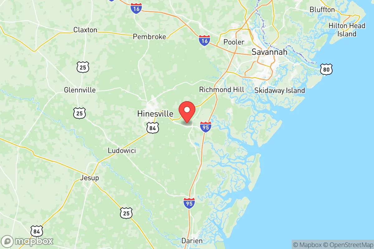 Map centered at 31.8072, -81.4558