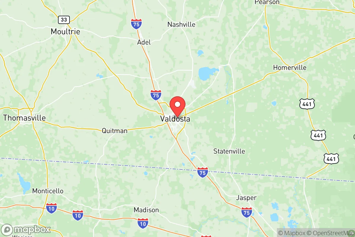 Map centered at 30.8338, -83.2677