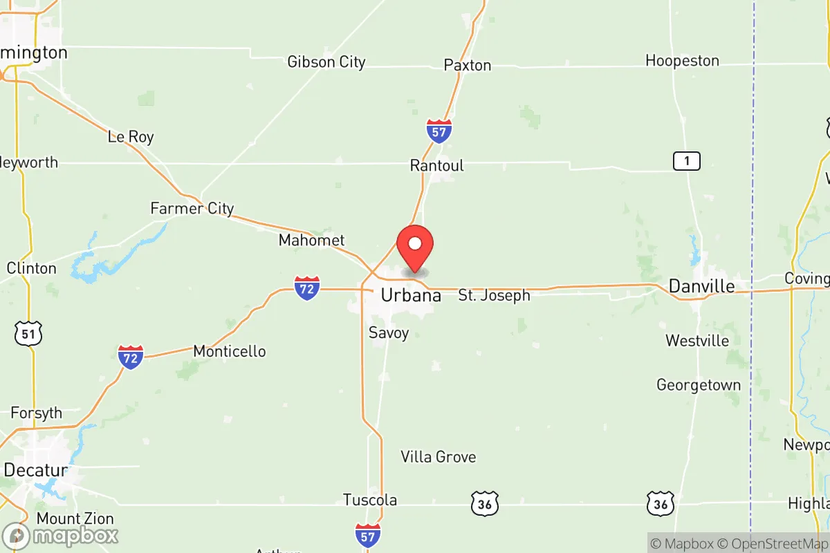 Map centered at 40.1399, -88.1992