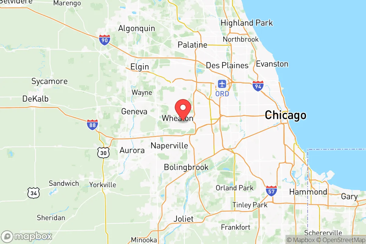 Map centered at 41.8519, -88.0856
