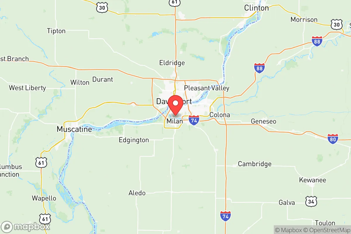 Map centered at 41.4674, -90.5680