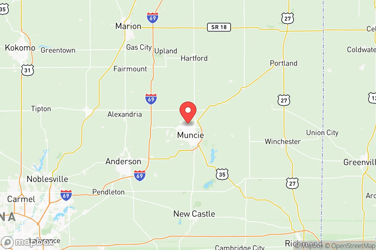 Map centered at 40.2275, -85.3969