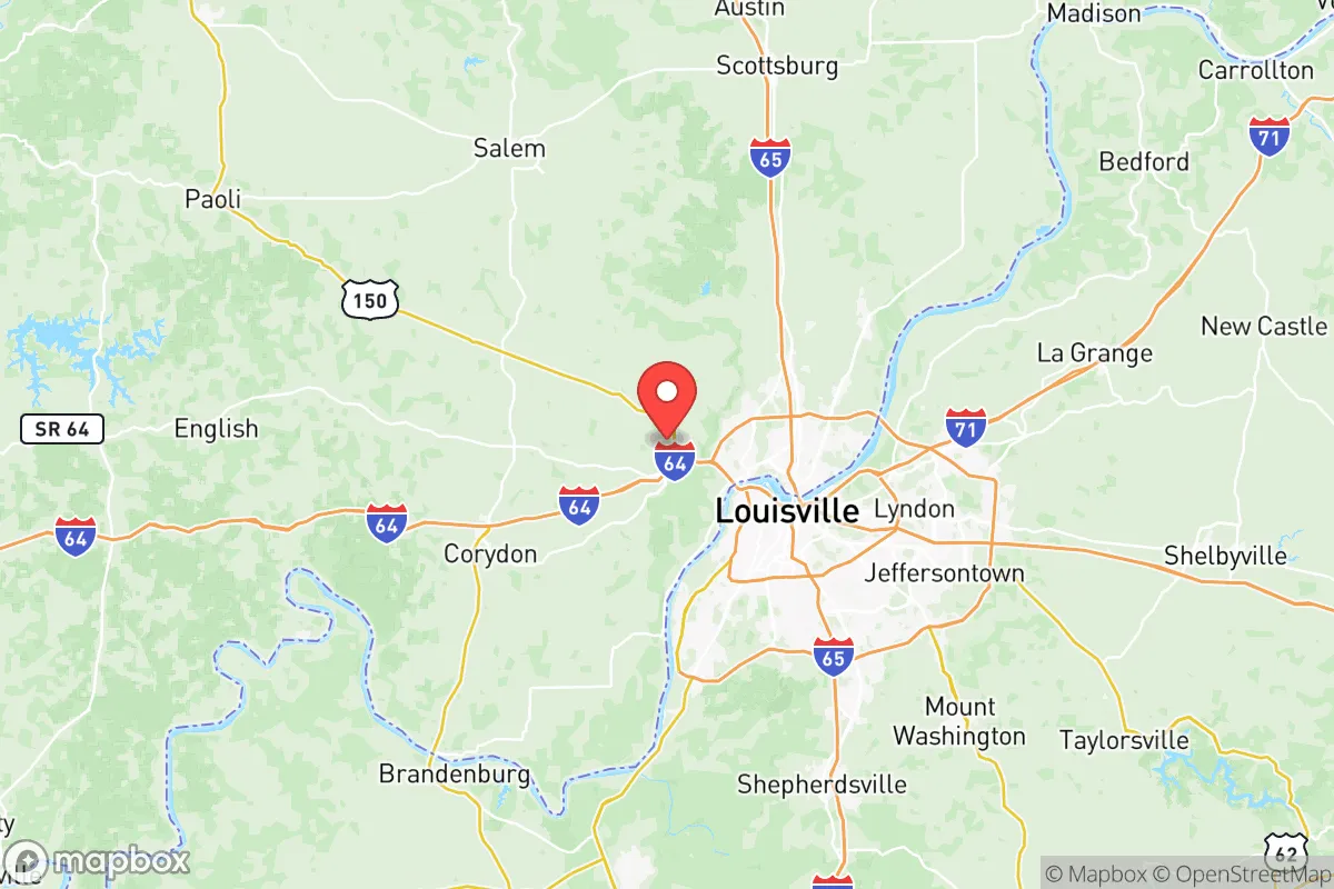 Map centered at 38.3187, -85.9070