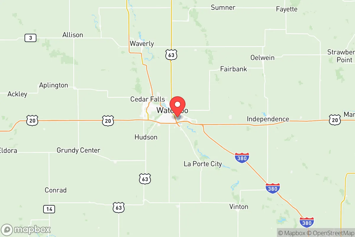 Map centered at 42.4700, -92.3088