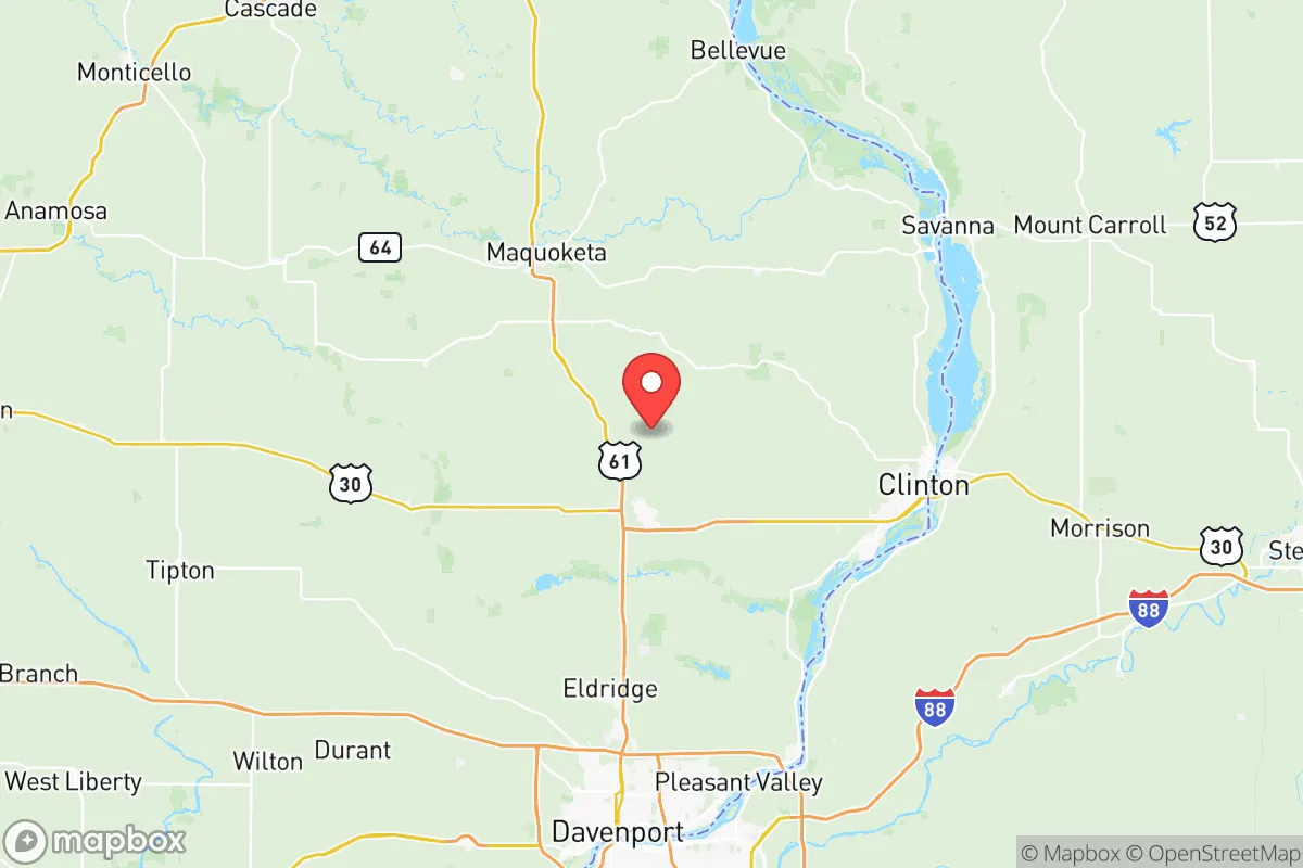 Map centered at 41.8981, -90.5320