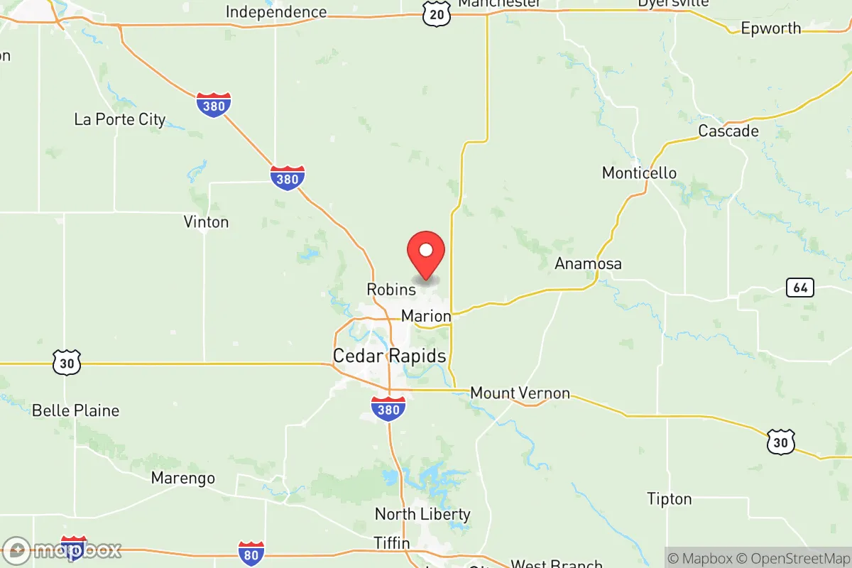 Map centered at 42.0788, -91.5990
