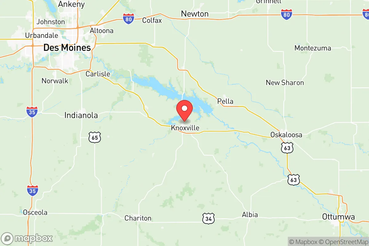 Map centered at 41.3344, -93.0994