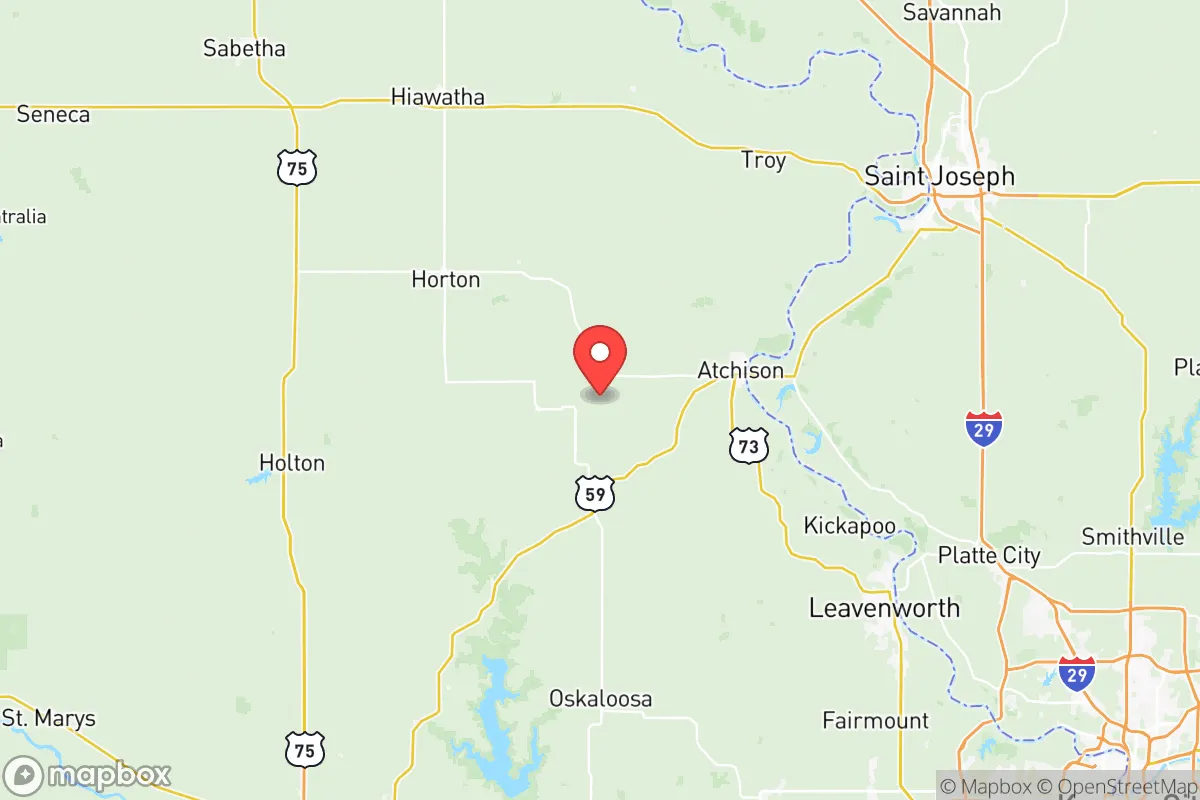 Map centered at 39.5318, -95.3134
