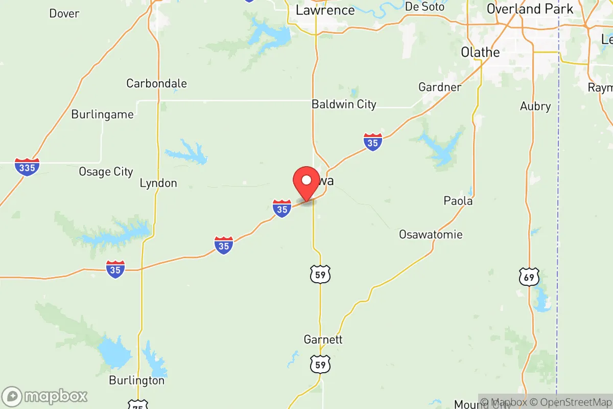 Map centered at 38.5644, -95.2860