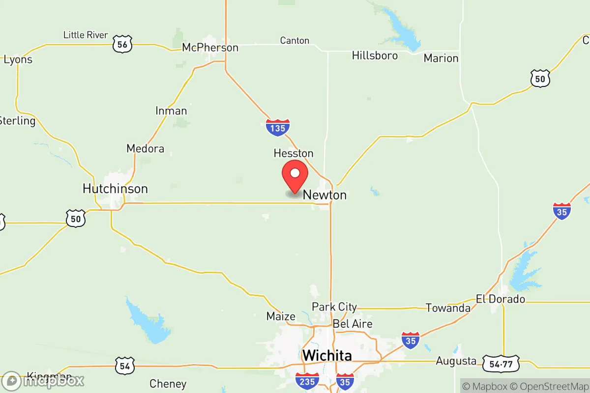 Map centered at 38.0432, -97.4273