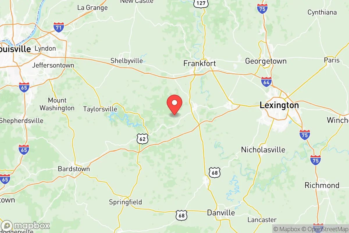Map centered at 38.0039, -84.9911