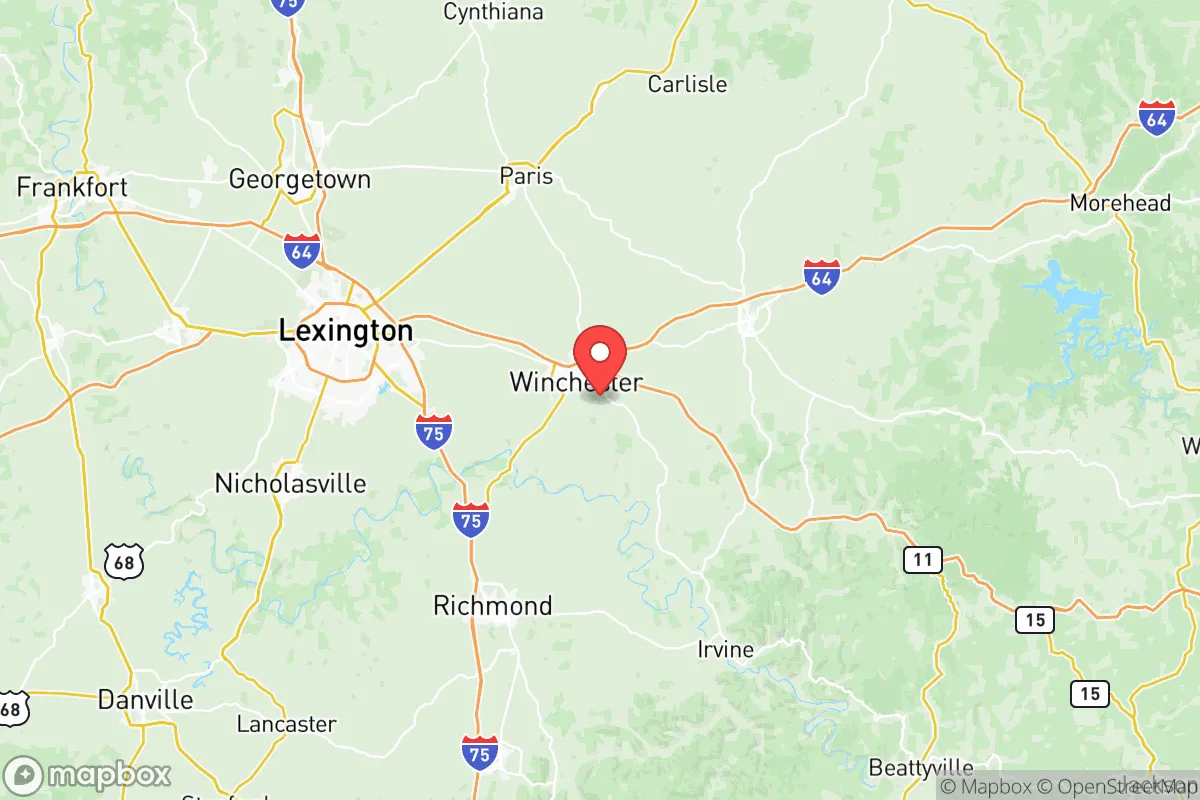 Map centered at 37.9708, -84.1474