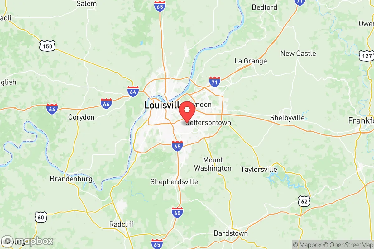 Map centered at 38.1872, -85.6592