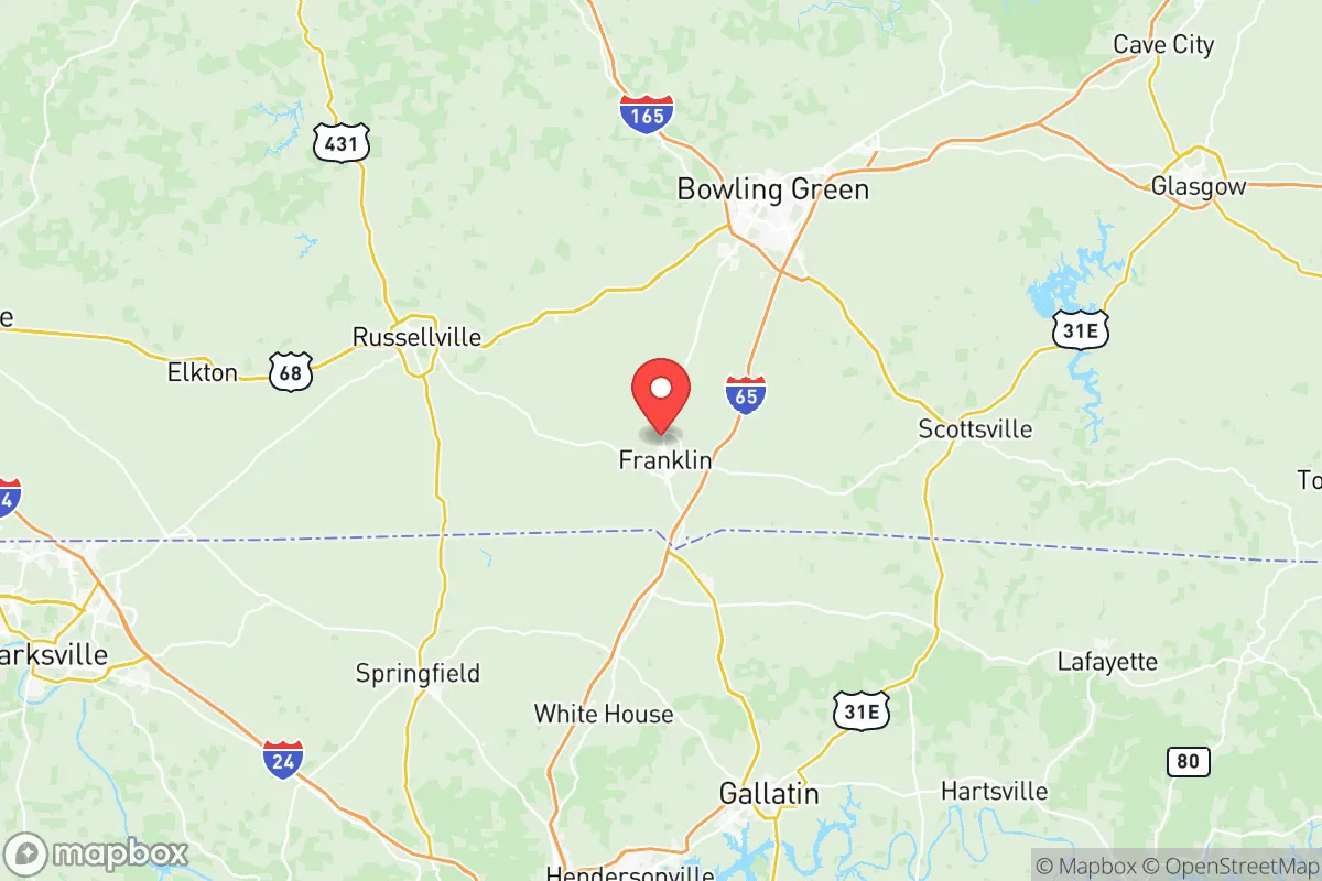 Map centered at 36.7419, -86.5823