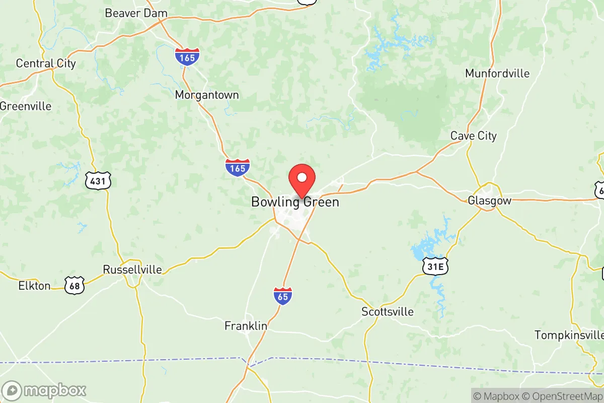 Map centered at 36.9935, -86.4238