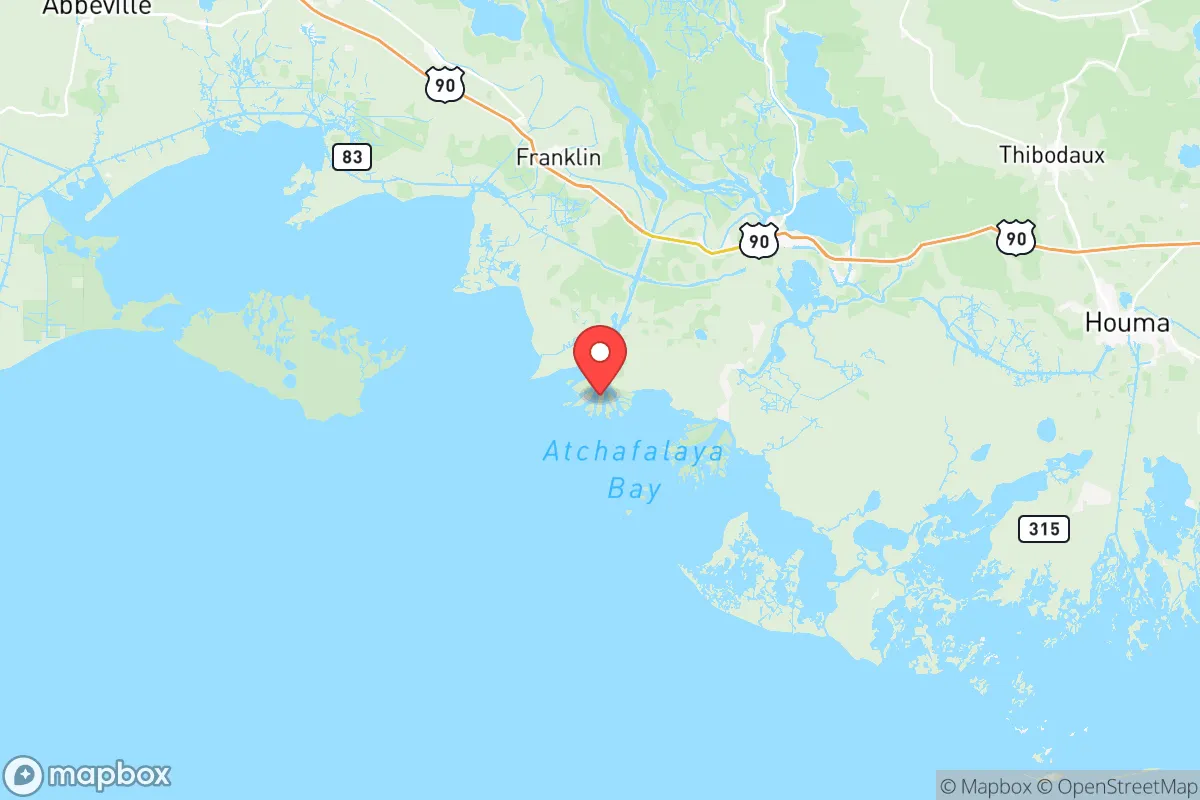 Map centered at 29.5030, -91.4435