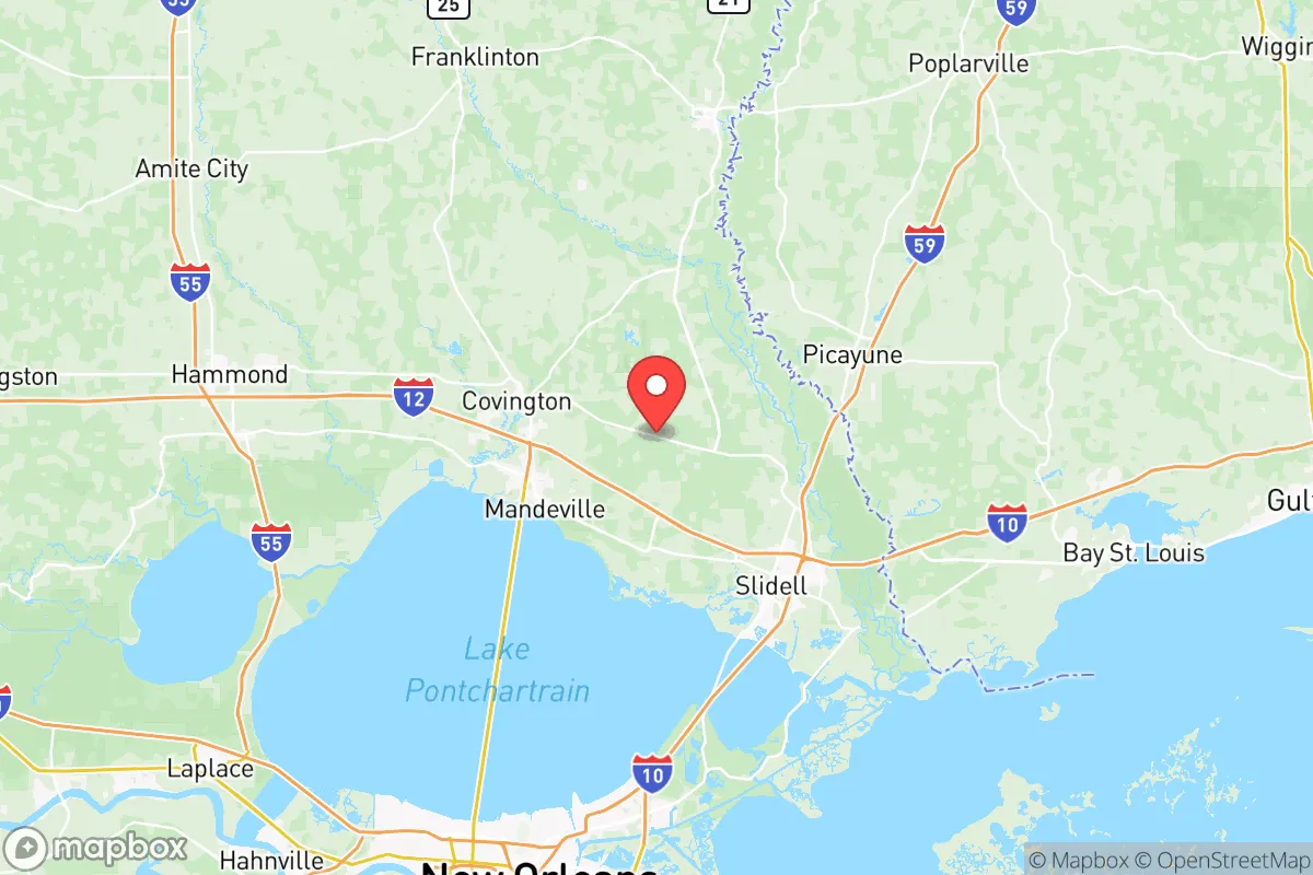 Map centered at 30.4357, -89.9253
