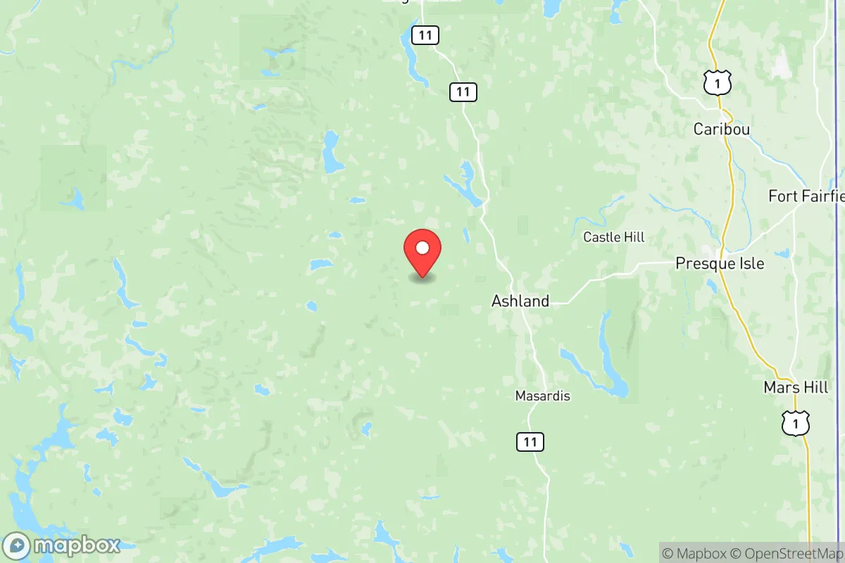Map centered at 46.6569, -68.5949