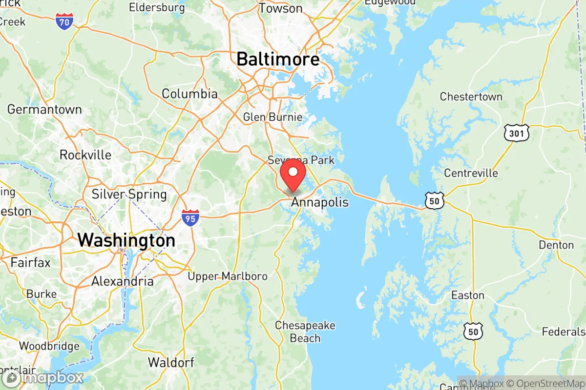 Map centered at 38.9940, -76.5676