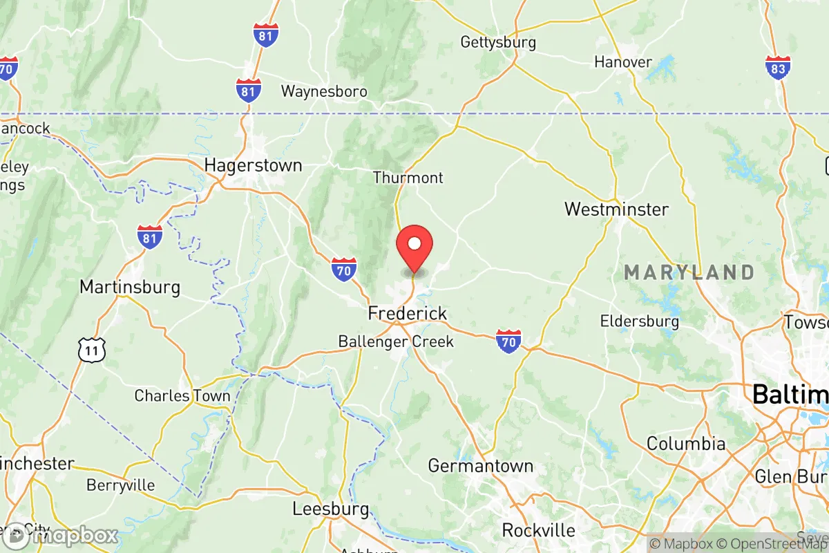Map centered at 39.4721, -77.3980