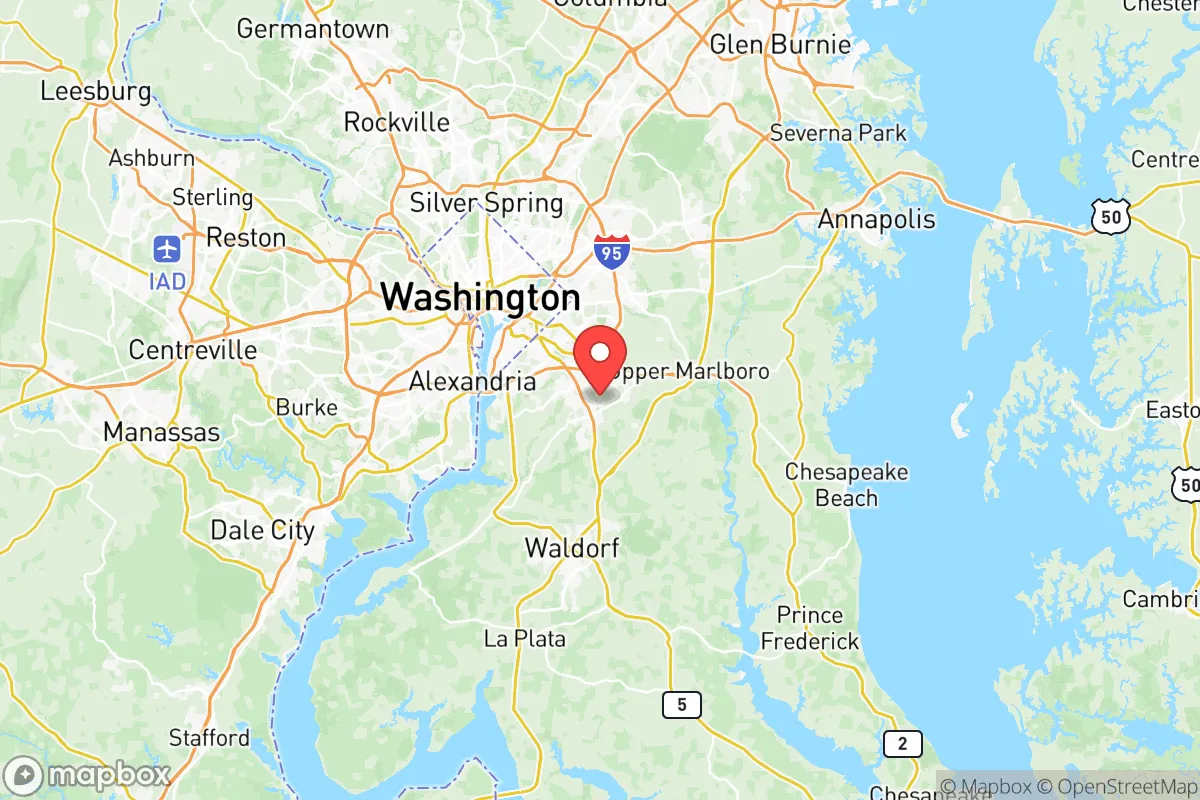 Map centered at 38.7849, -76.8721