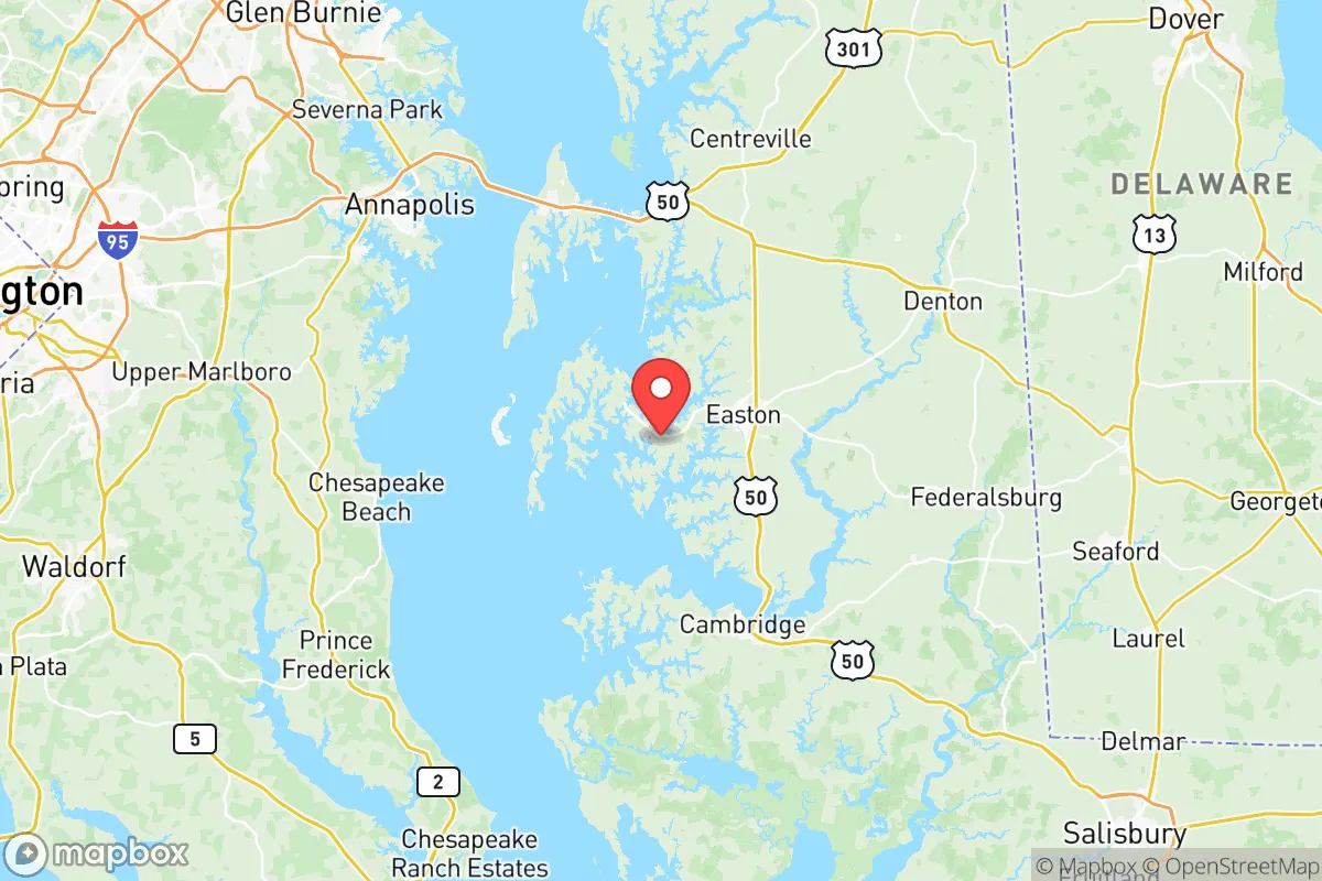 Map centered at 38.7491, -76.1787