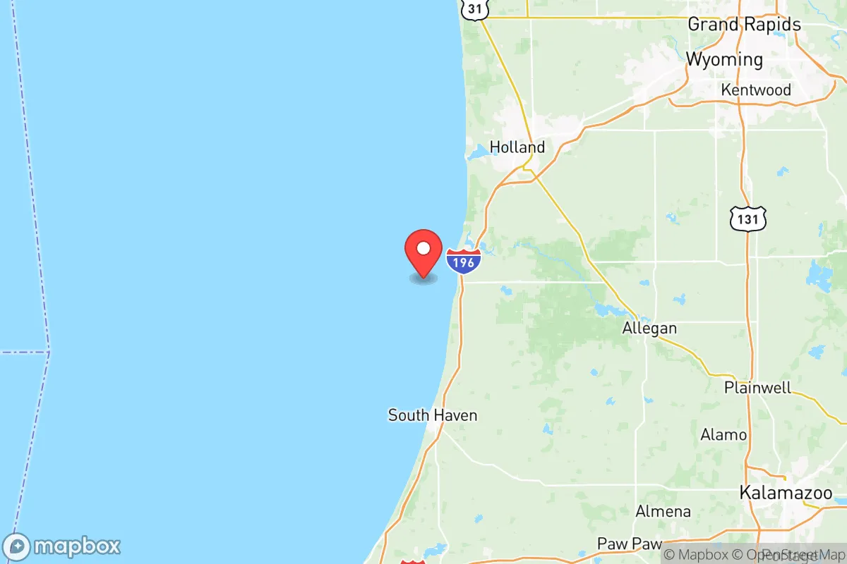 Map centered at 42.5943, -86.2918