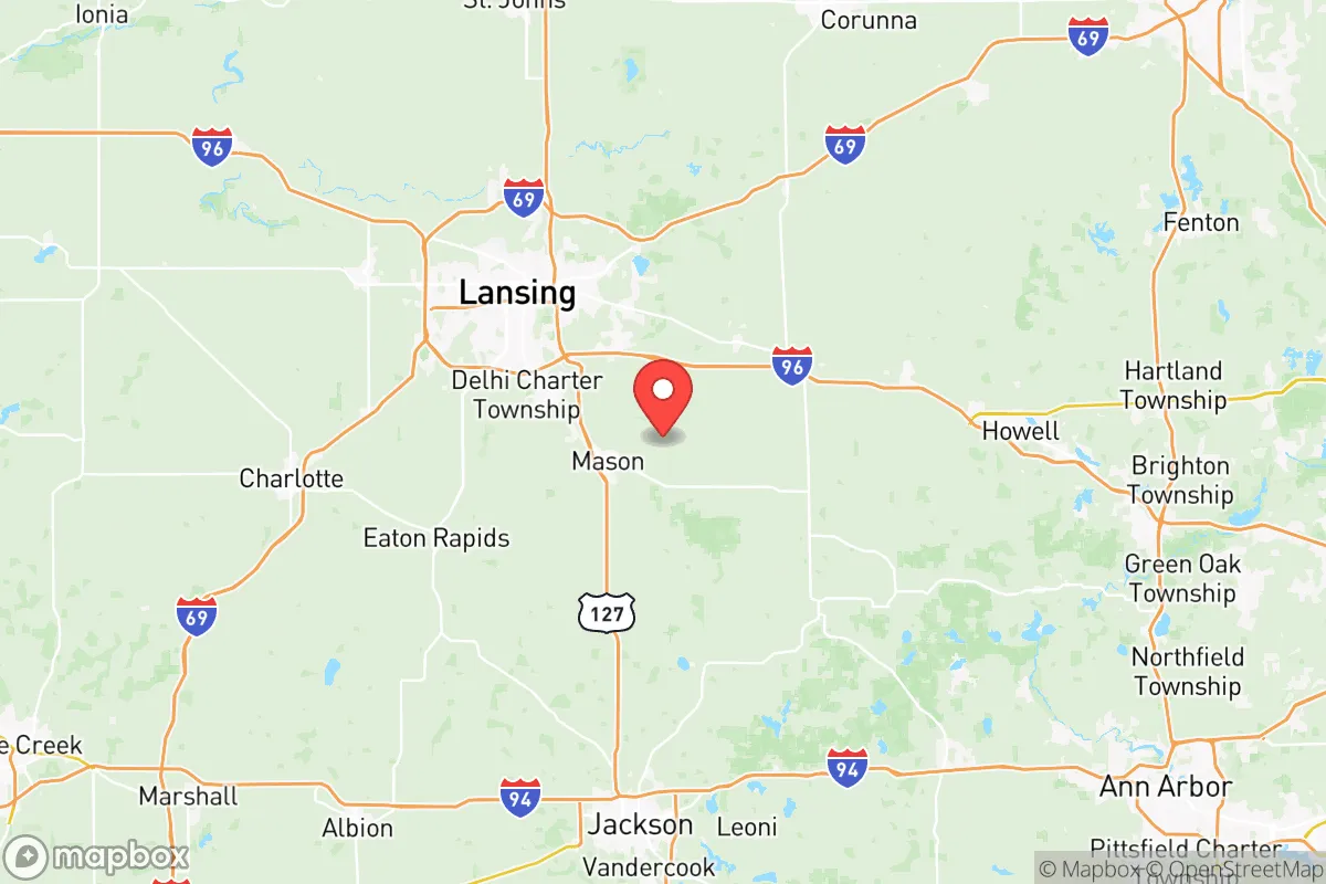 Map centered at 42.5970, -84.3735