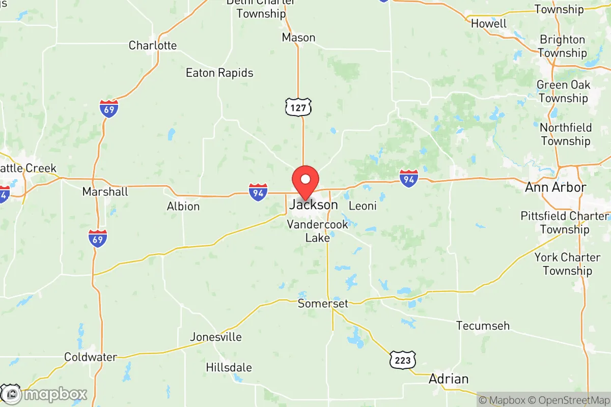 Map centered at 42.2485, -84.4234