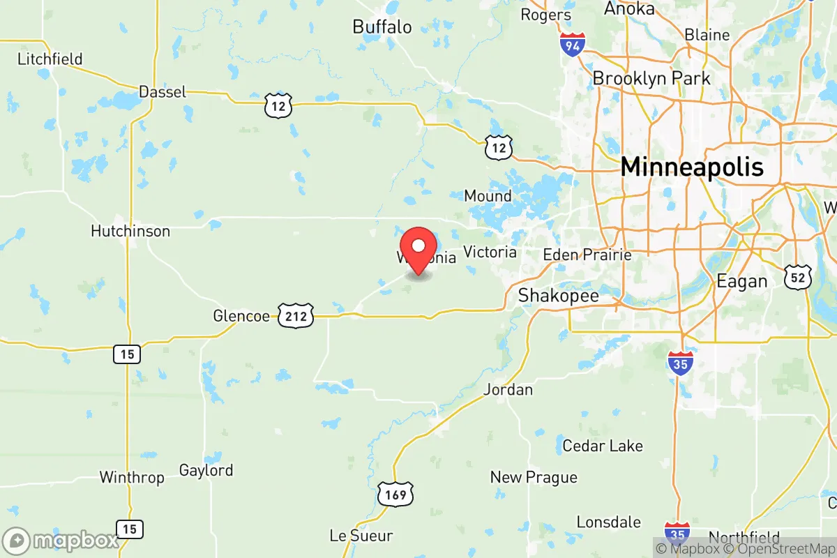 Map centered at 44.8206, -93.8025