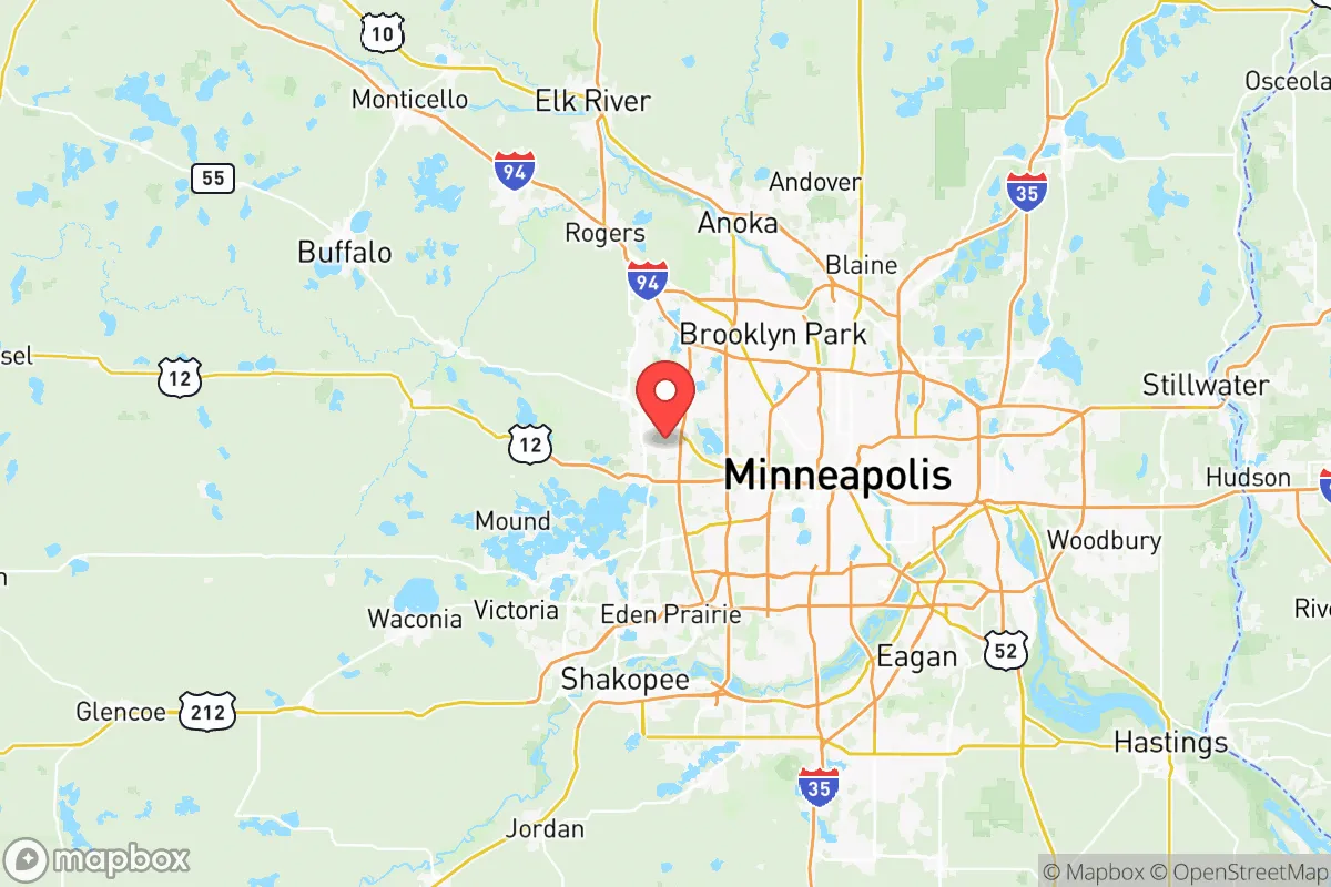 Map centered at 45.0045, -93.4768