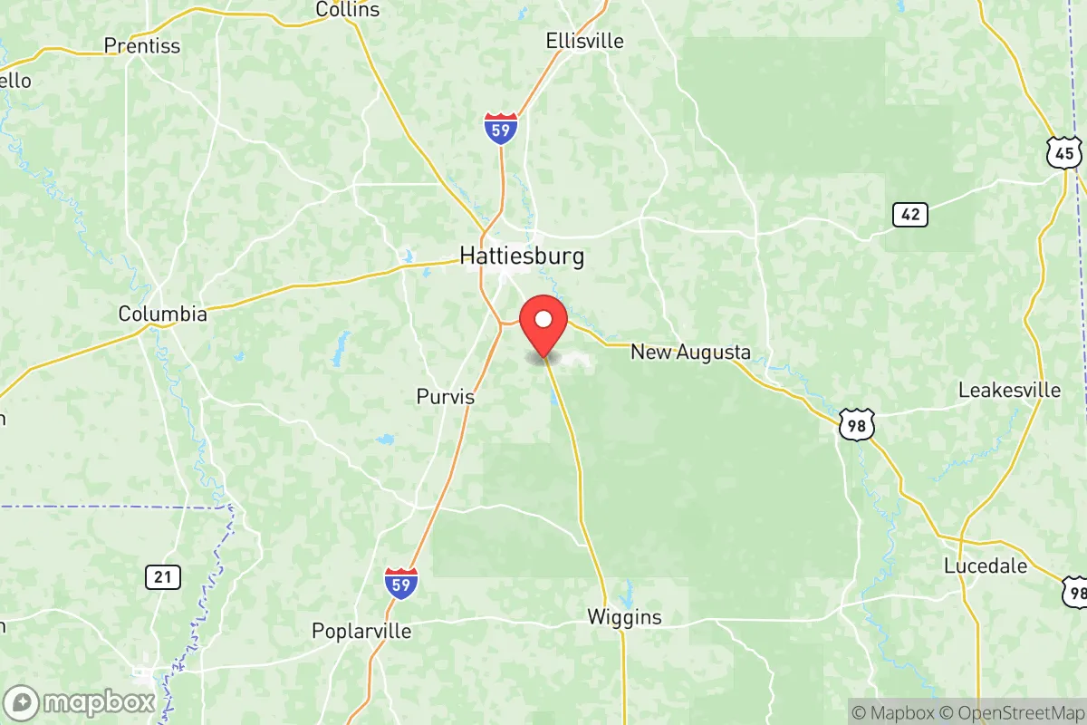 Map centered at 31.1886, -89.2578