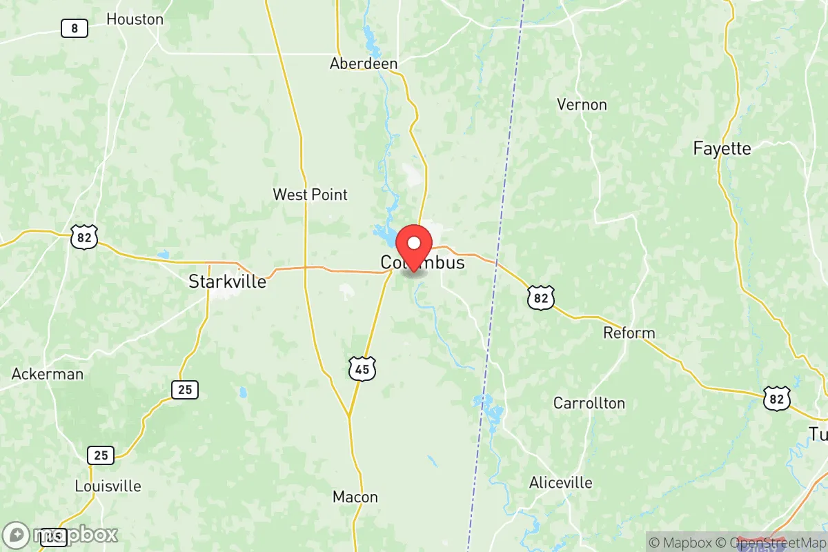 Map centered at 33.4728, -88.4437