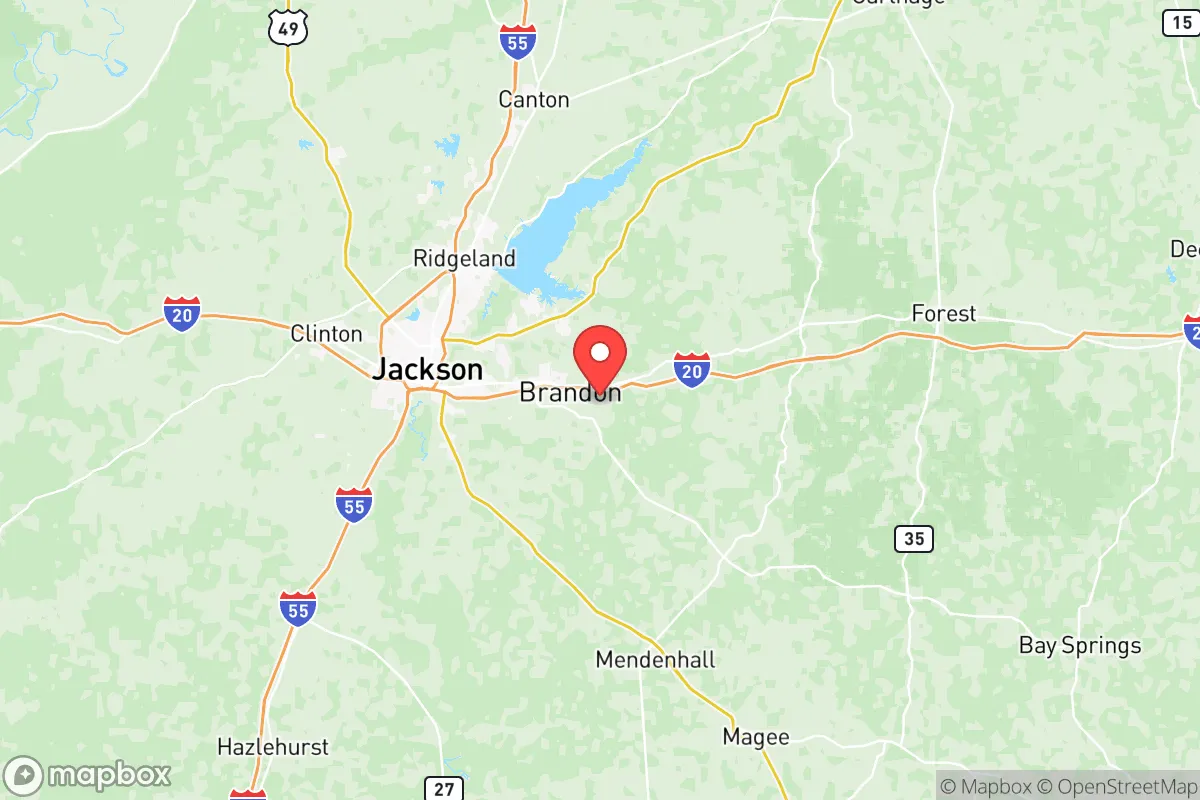 Map centered at 32.2640, -89.9459