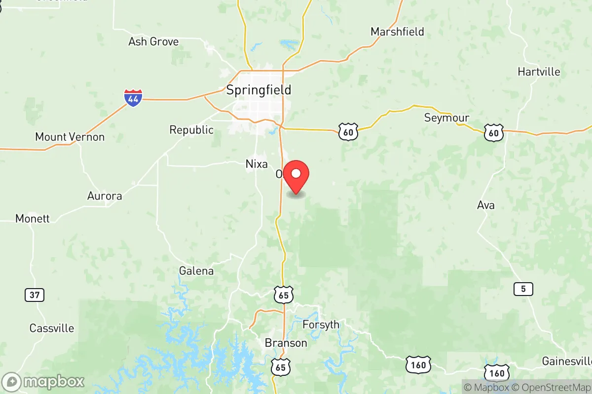 Map centered at 36.9696, -93.1887