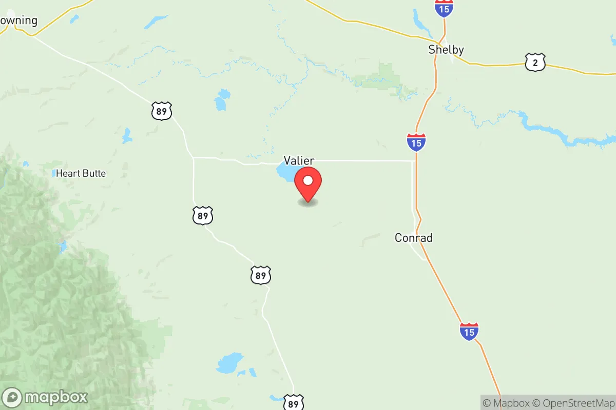 Map centered at 48.2287, -112.2260