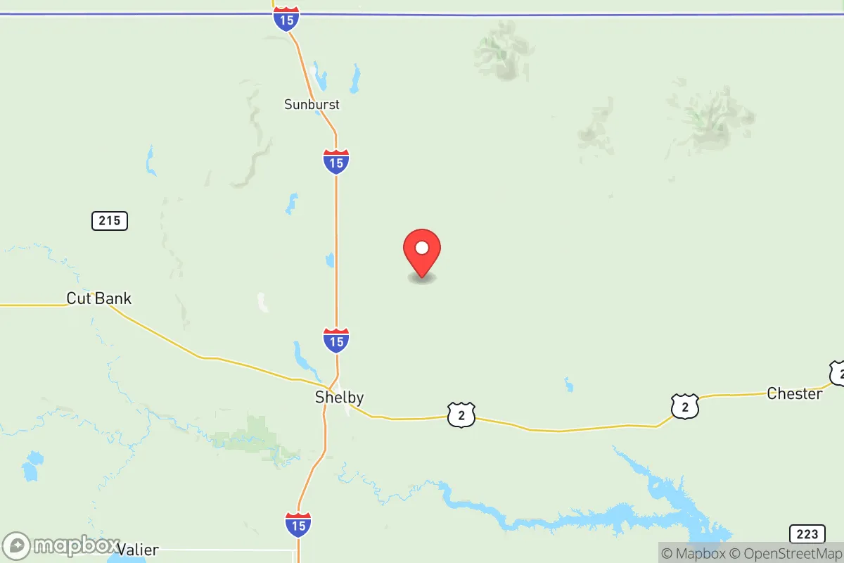 Map centered at 48.6548, -111.6952