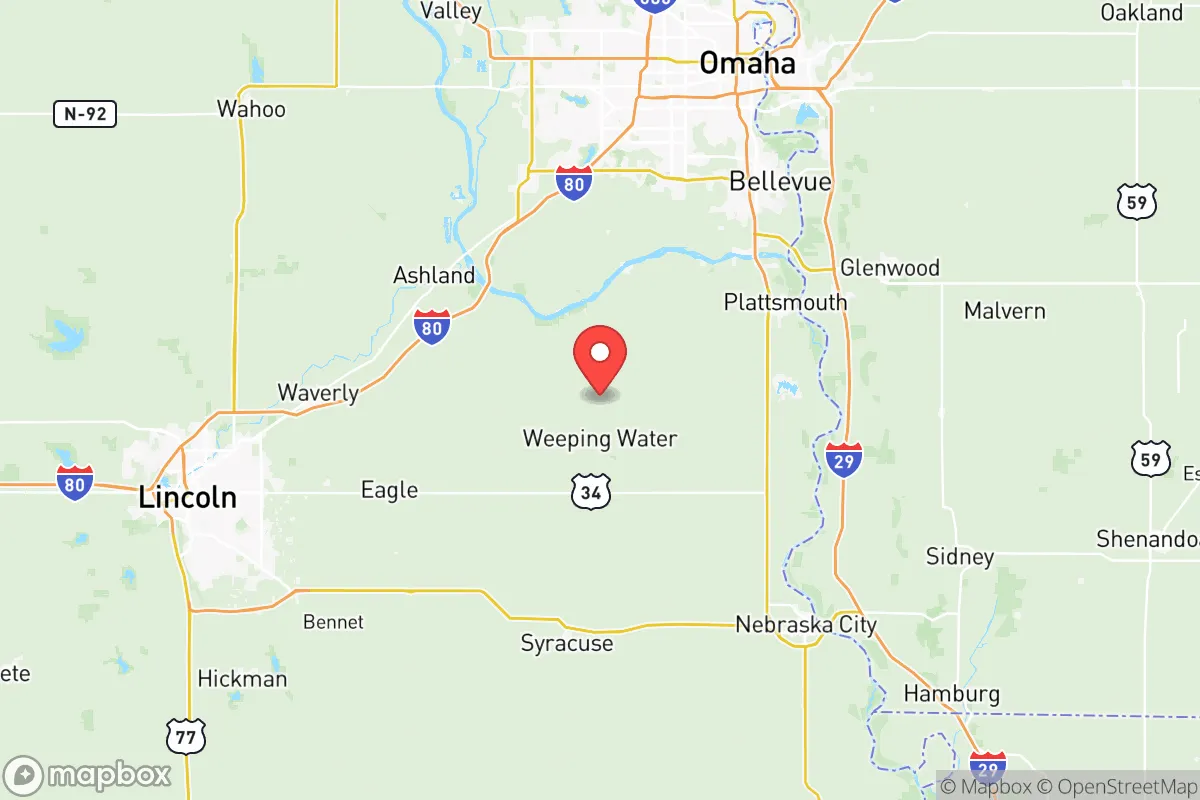 Map centered at 40.9098, -96.1409