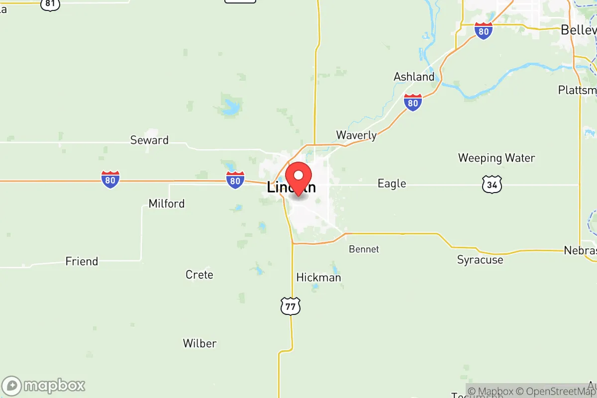 Map centered at 40.7839, -96.6878