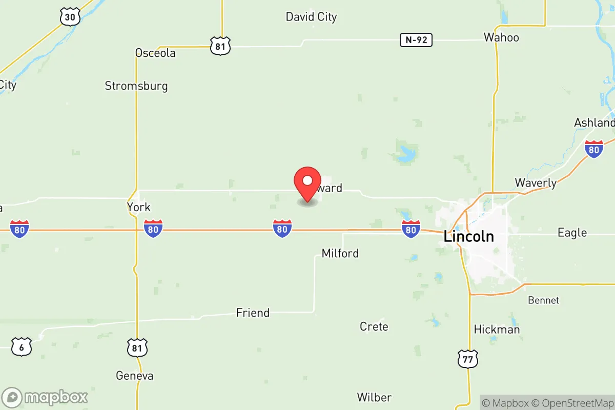 Map centered at 40.8723, -97.1395