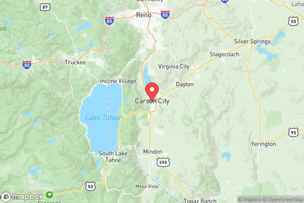 Map centered at 39.1638, -119.7674