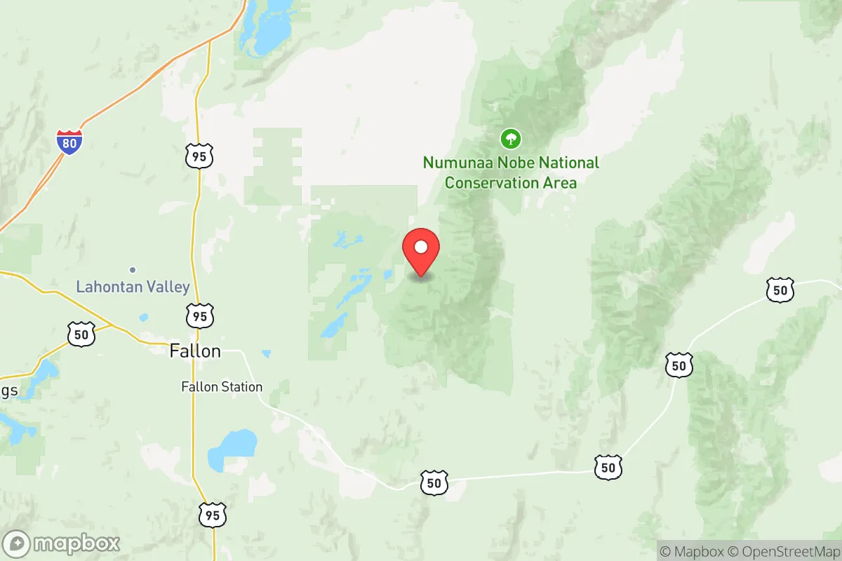 Map centered at 39.5808, -118.3357