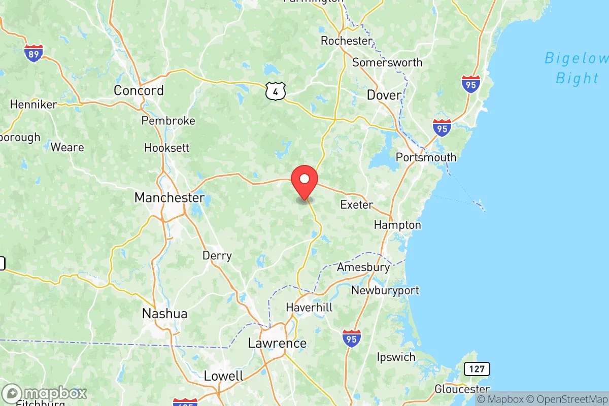 Map centered at 42.9846, -71.0891
