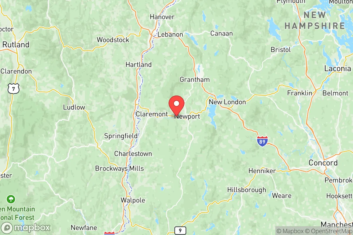 Map centered at 43.3611, -72.2223